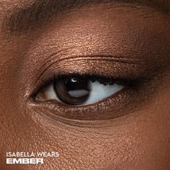 Urban Decay 24/7 Eyeshadow Ember compact closeup showing smooth, crease-free pigment.