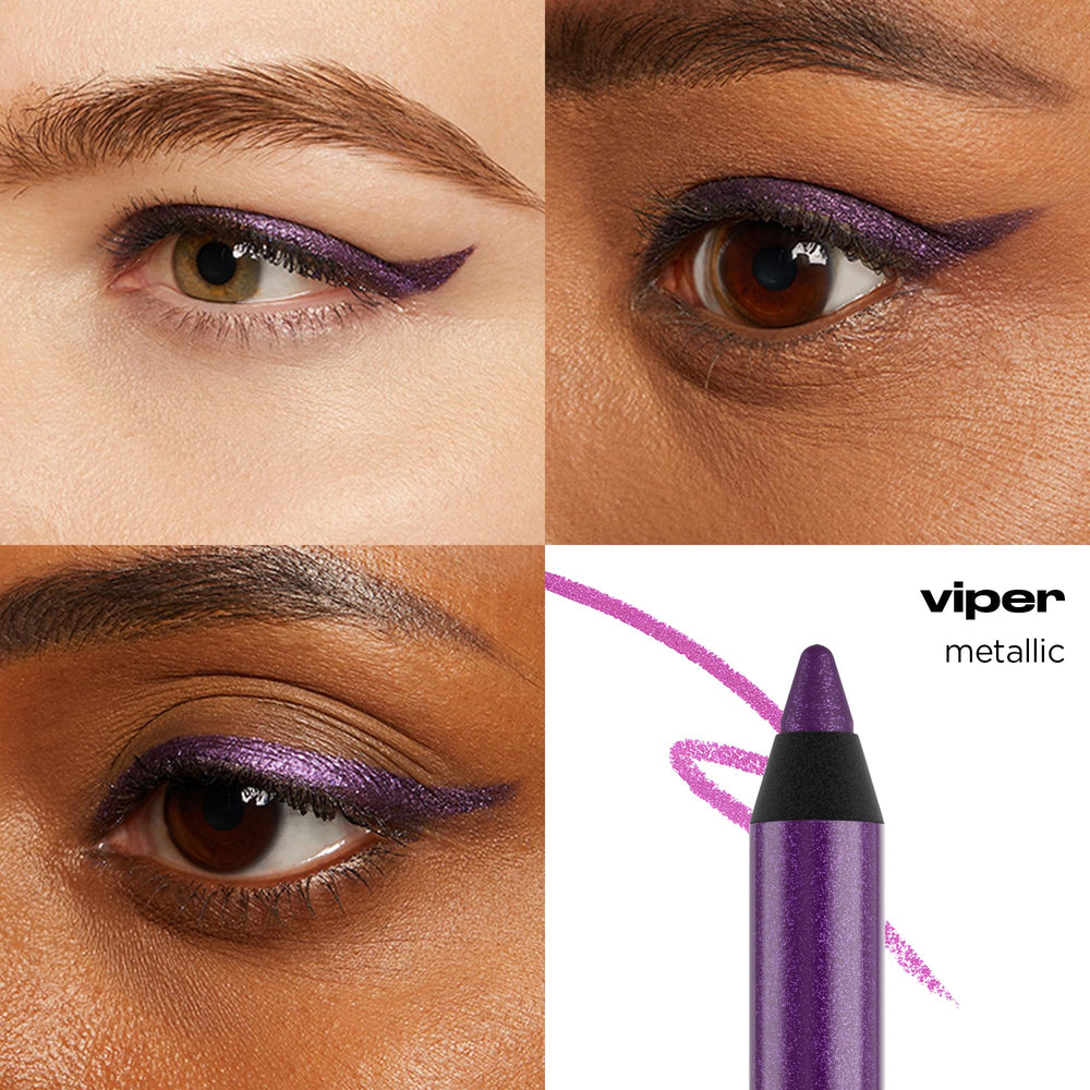 Urban Decay 24/7 Glide-On eyeliner close-up tip showing precise, smooth application.