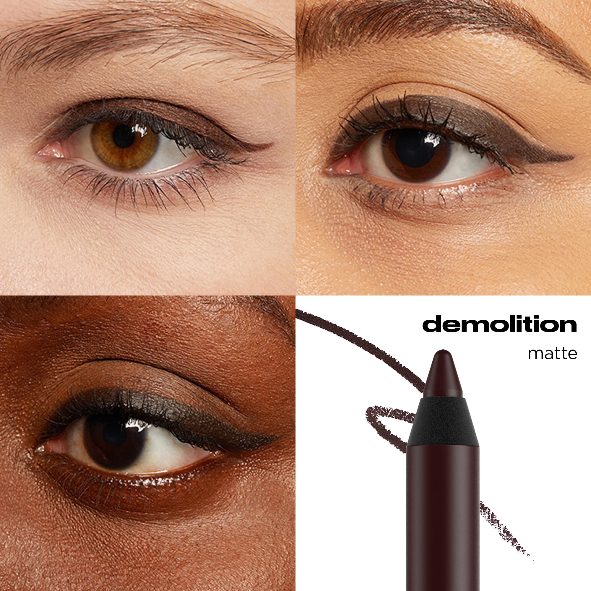 URBAN DECAY 24/7 pencil close-up shows creamy texture for precise, smooth lines.