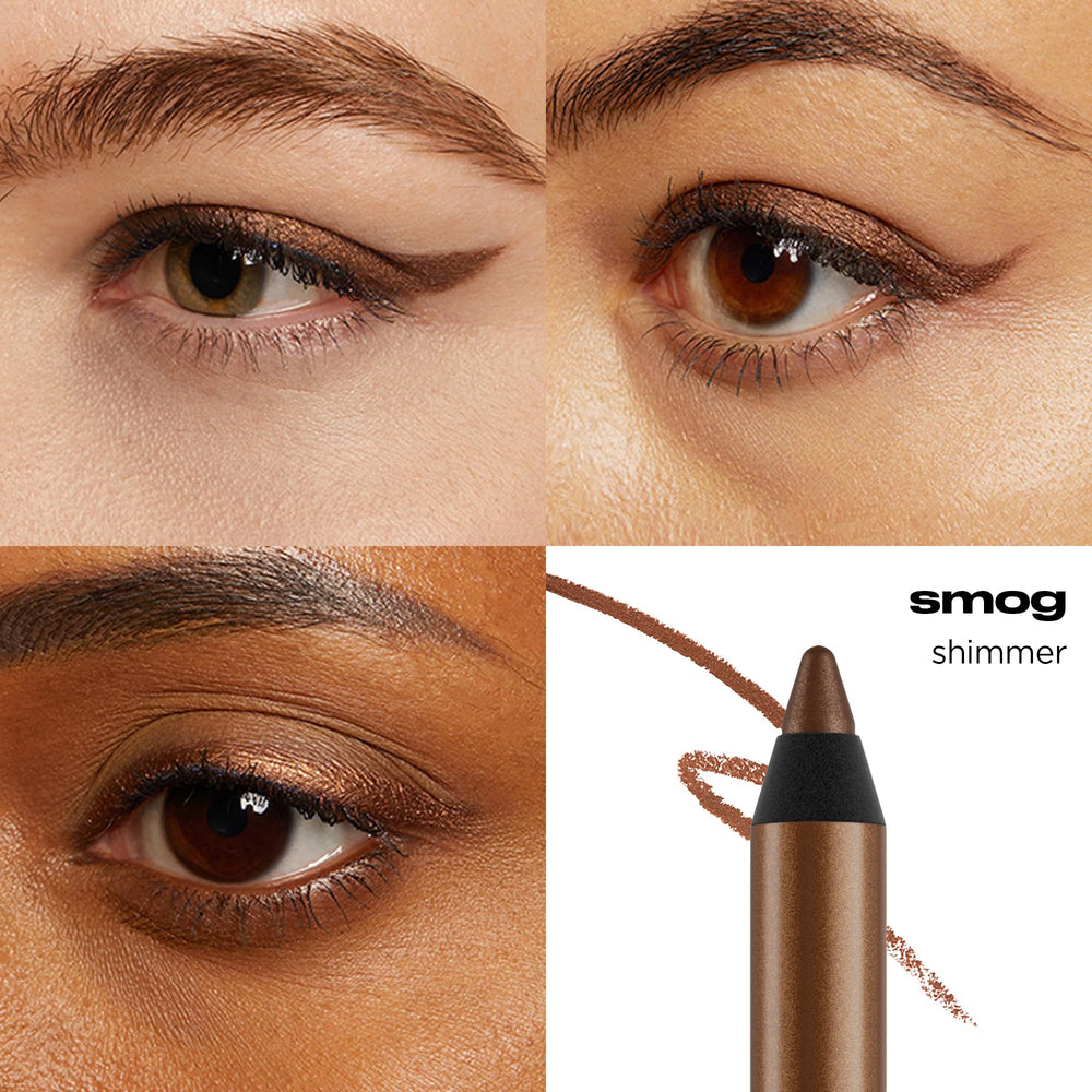 Urban Decay 24/7 Glide-On Eyeliner Smog Copper Shimmer swatch in copper tones.