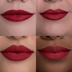 Urban Decay 24/7 Lip Pencil Bad Blood being applied on lips for clean definition