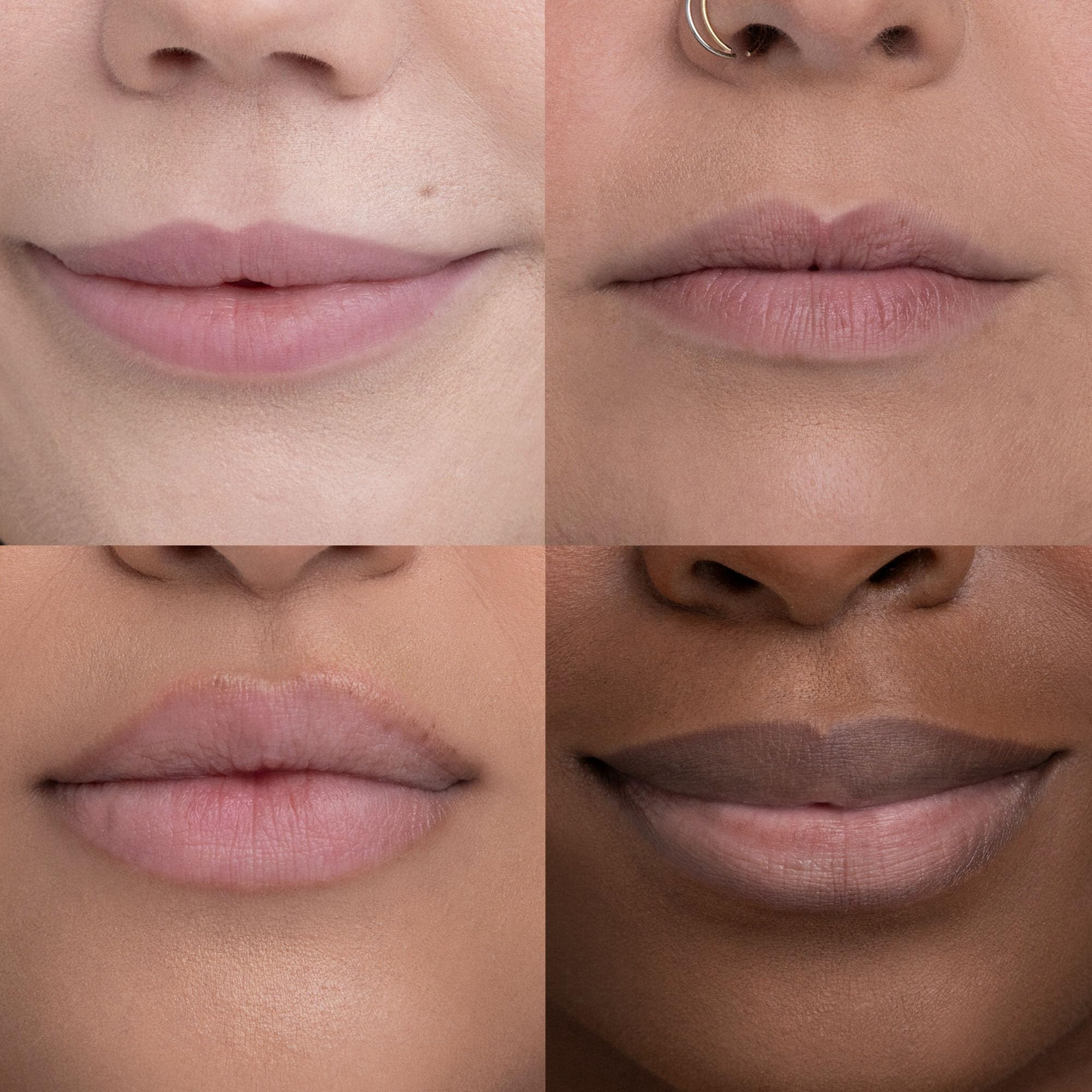 Urban Decay 24/7 Glide-On Lip Pencil priming lips application swatch.