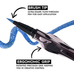 Urban Decay 24/7 Inks brush-tip shades offer versatile line control and texture.