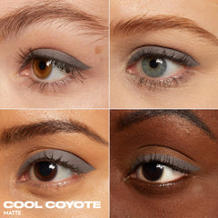Urban Decay 24/7 Waterline Eyeliner Cool Coyote tightlining in action demonstrates smudge-resistant definition.