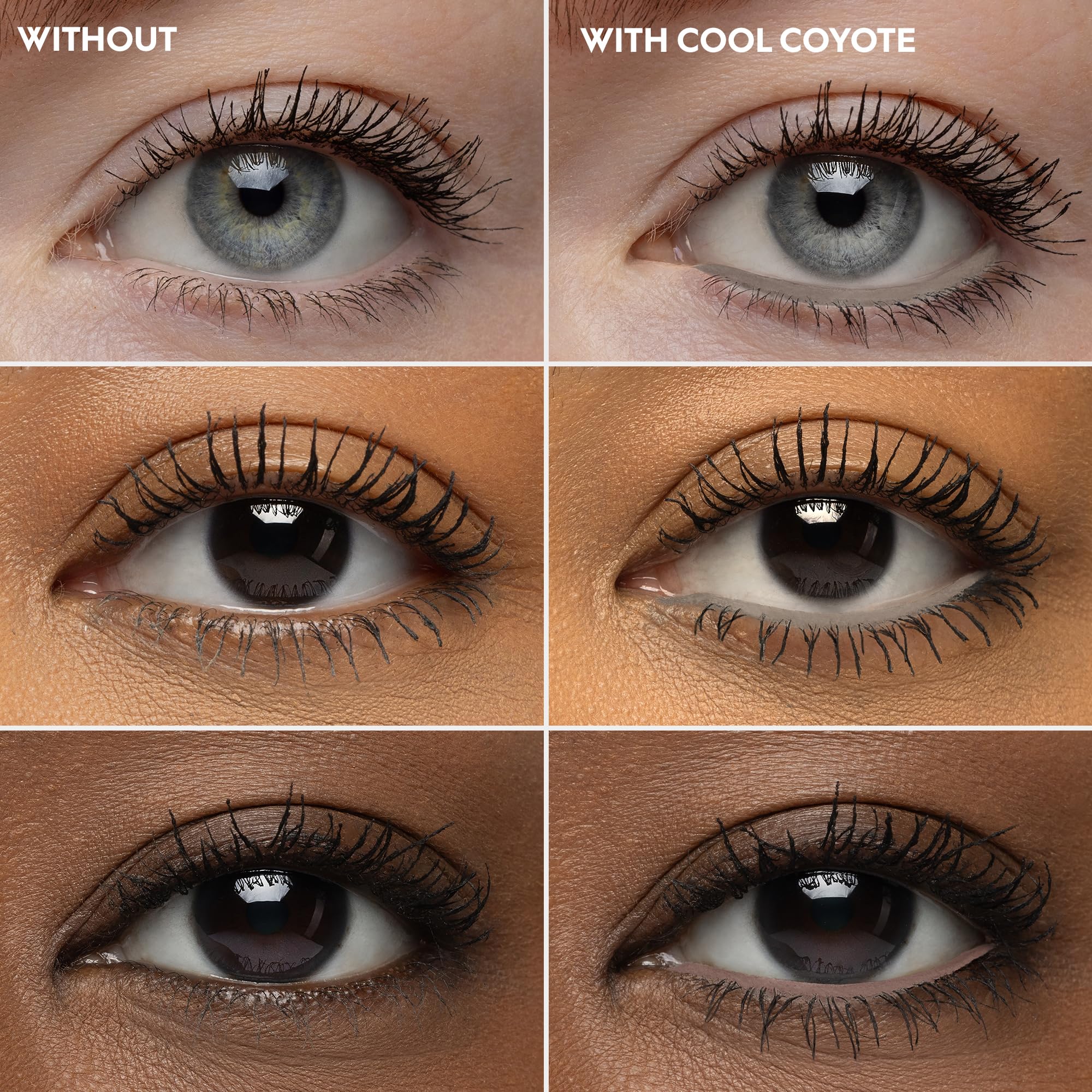 Urban Decay 24/7 Waterline Eyeliner Hemp Milk white swatch brightens eyes.