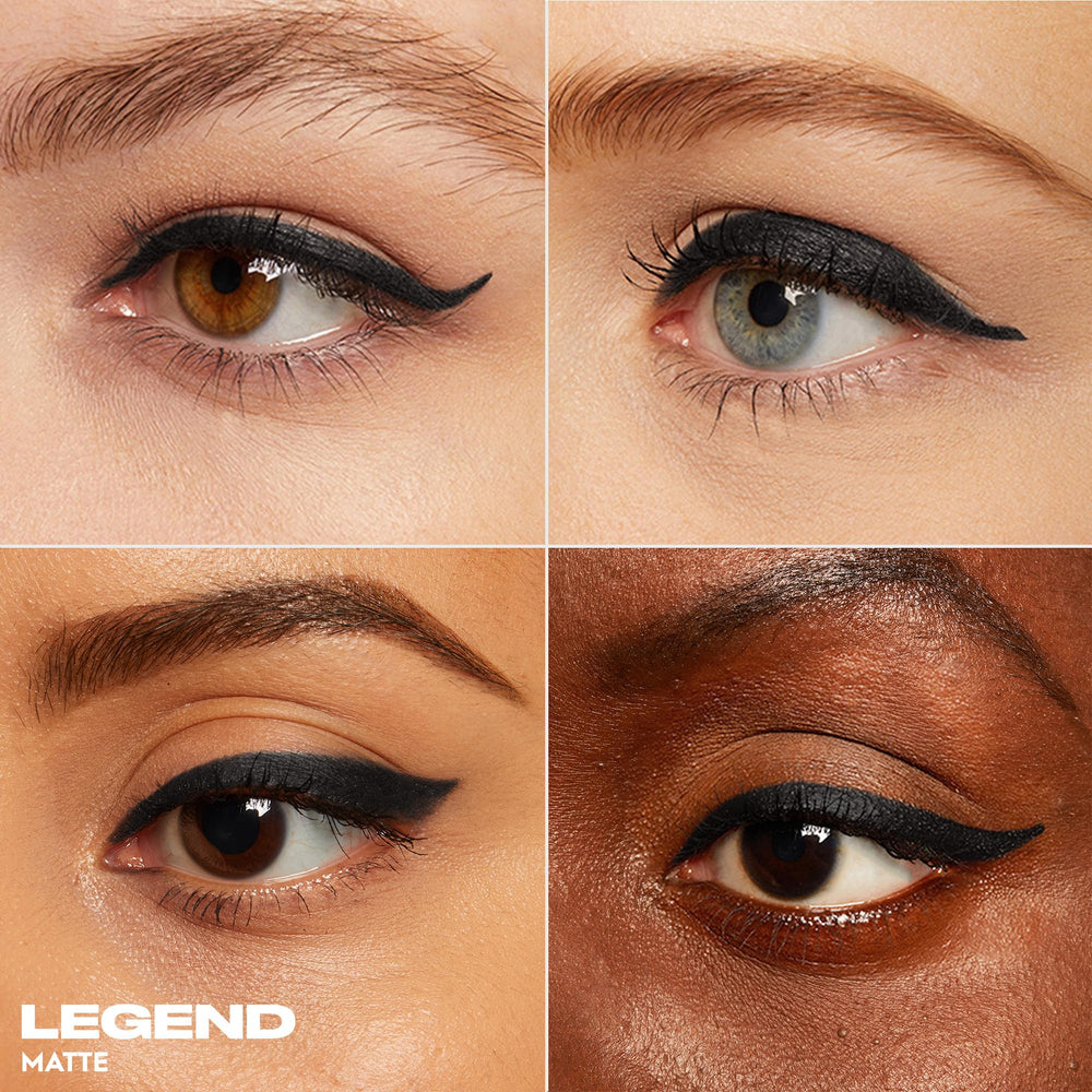Urban Decay 24/7 Waterline Eyeliner Legend waterline application shows smooth, precise glide.
