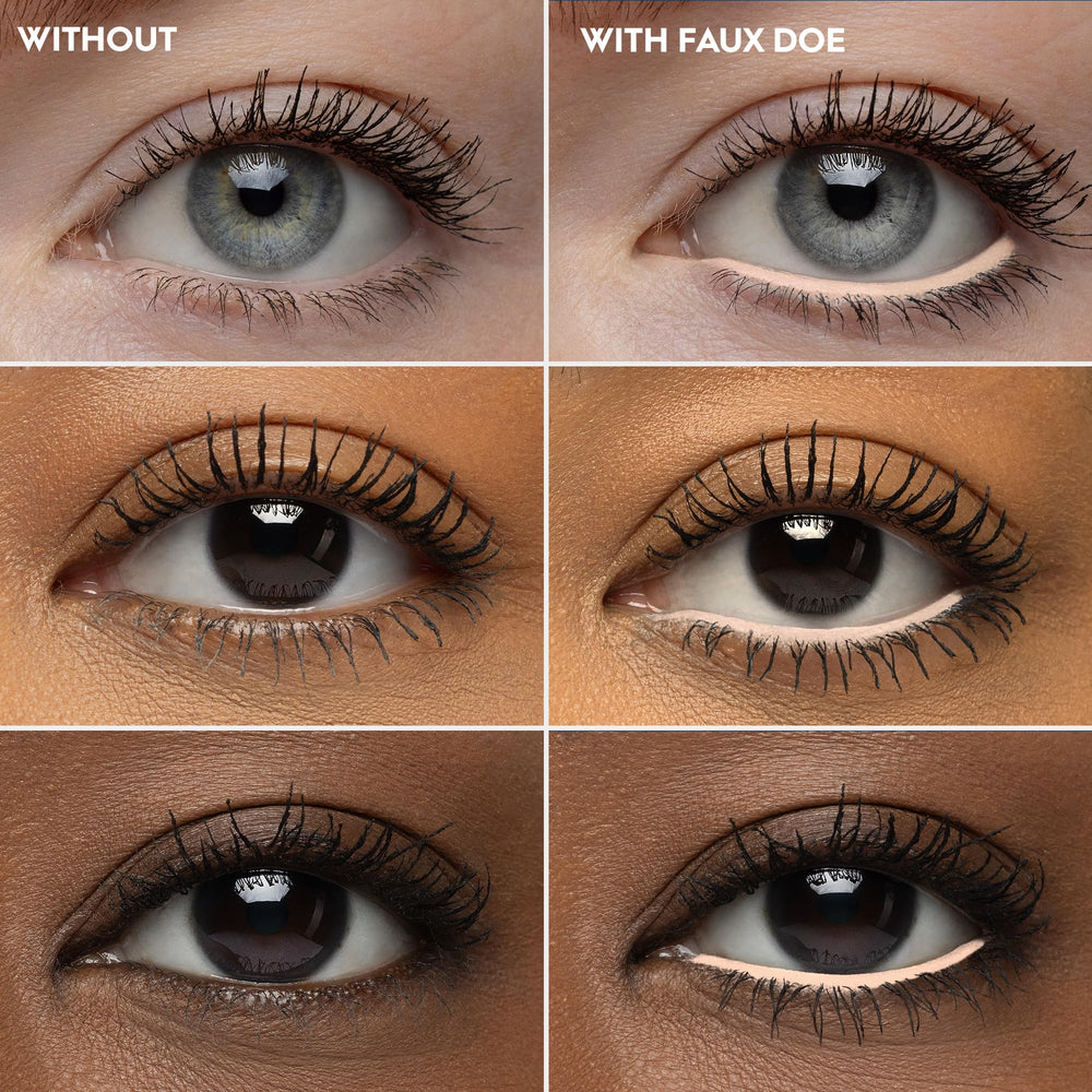 Urban Decay 24/7 Waterline Eyeliner waterproof test indicating transfer resistance.