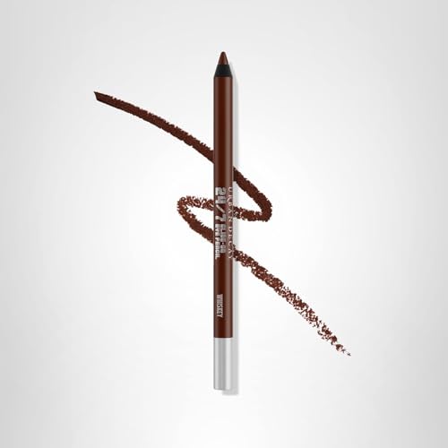 Urban Decay eyeliner being applied with smooth, even swatch.