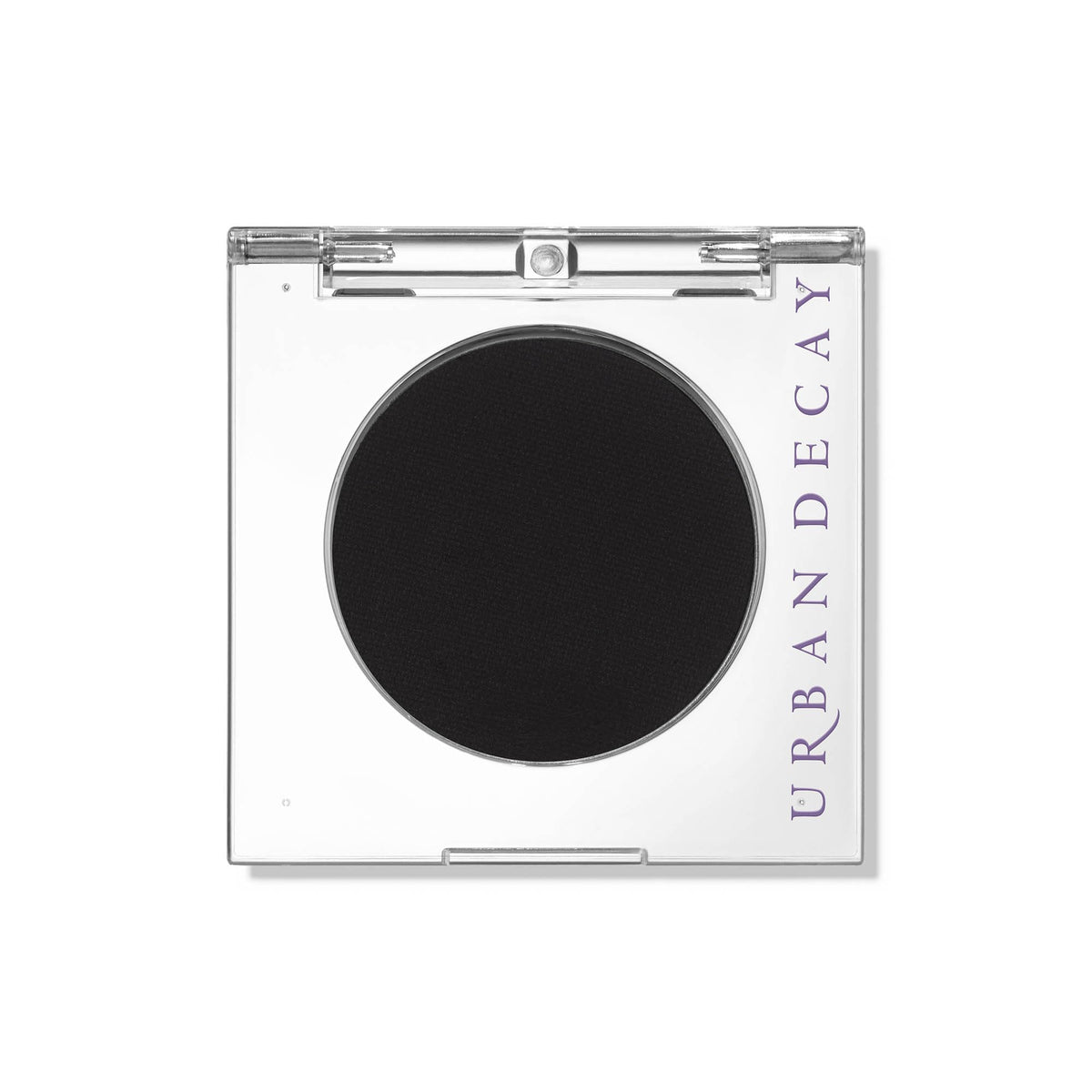 Urban Decay 24/7 Eyeshadow Blackout compact with velvet matte finish for crease-free wear.