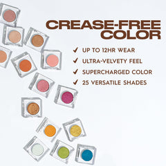 Urban Decay 24/7 Eyeshadow Tease application shot demonstrates smooth, precise blending