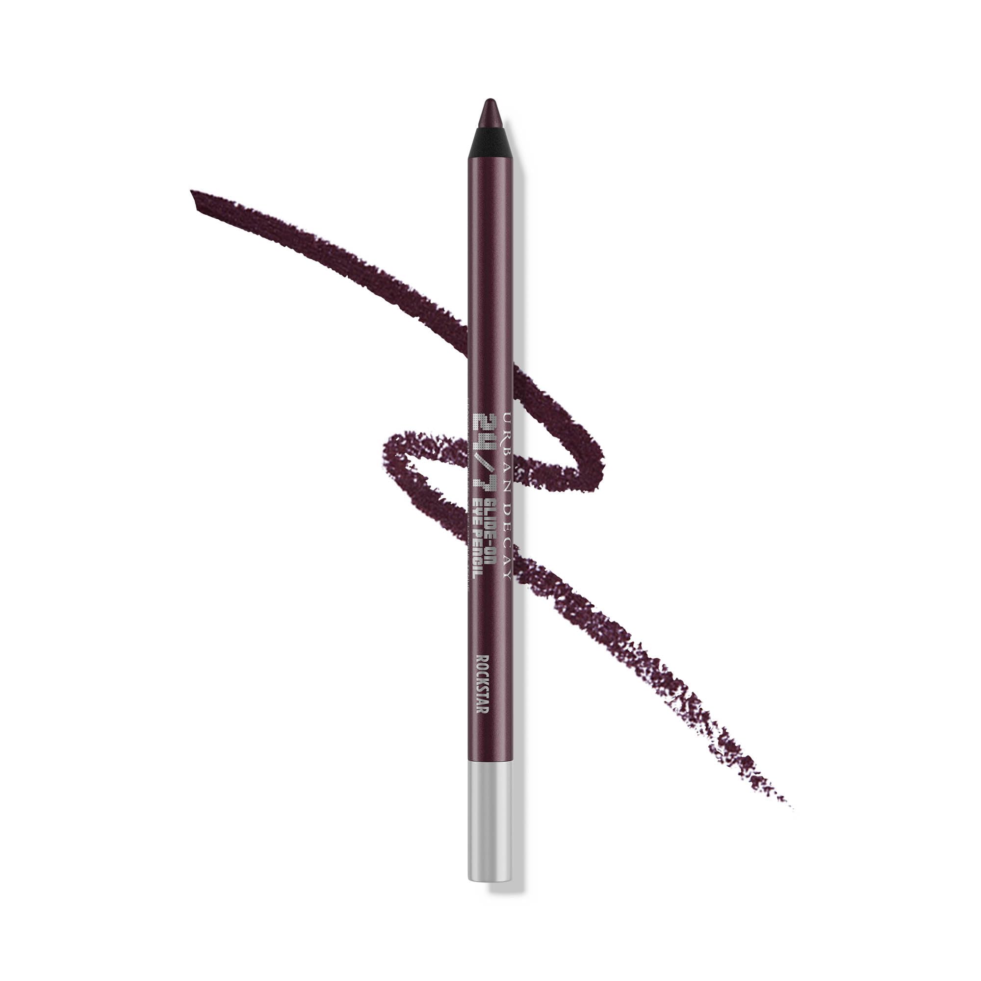URBAN DECAY 24/7 Glide-On Eyeliner Rockstar close-up shows waterproof, long-wear color.