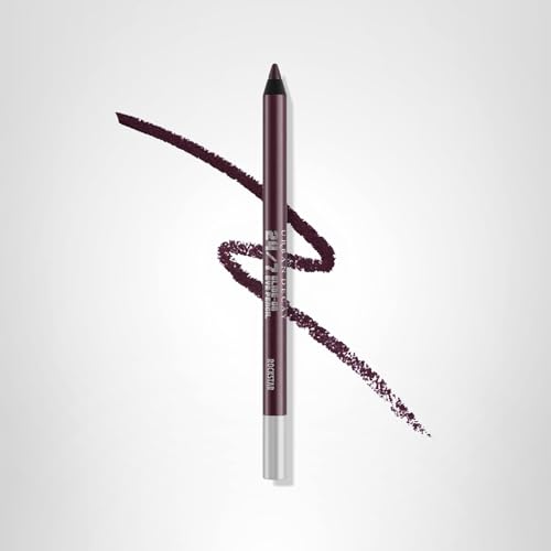 URBAN DECAY 24/7 Glide-On Eyeliner Rockstar daytime wear tested in natural light.