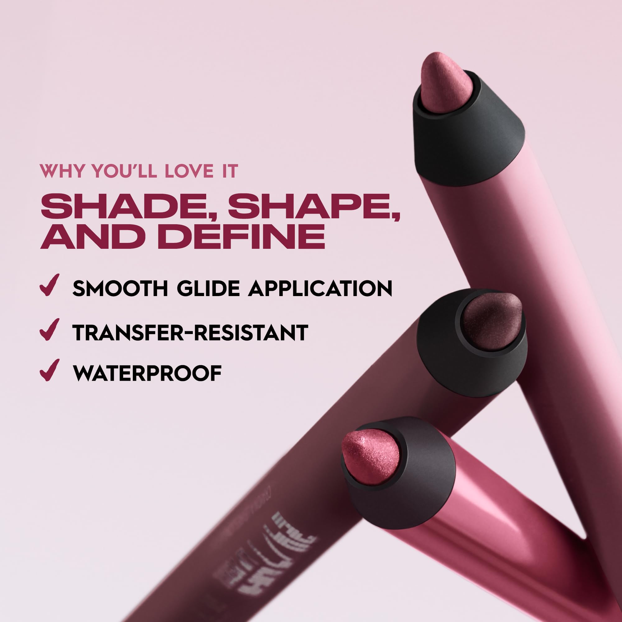URBAN DECAY packaging shot emphasizes sleek pencil and portable design