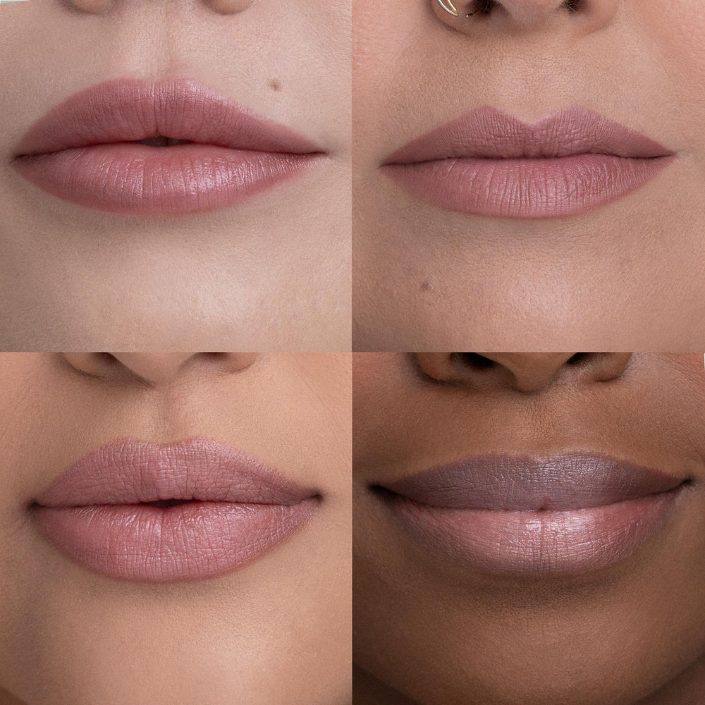 Urban Decay 24/7 Glide-On Lip Pencil Peyote application demonstrates smooth, creamy glide.