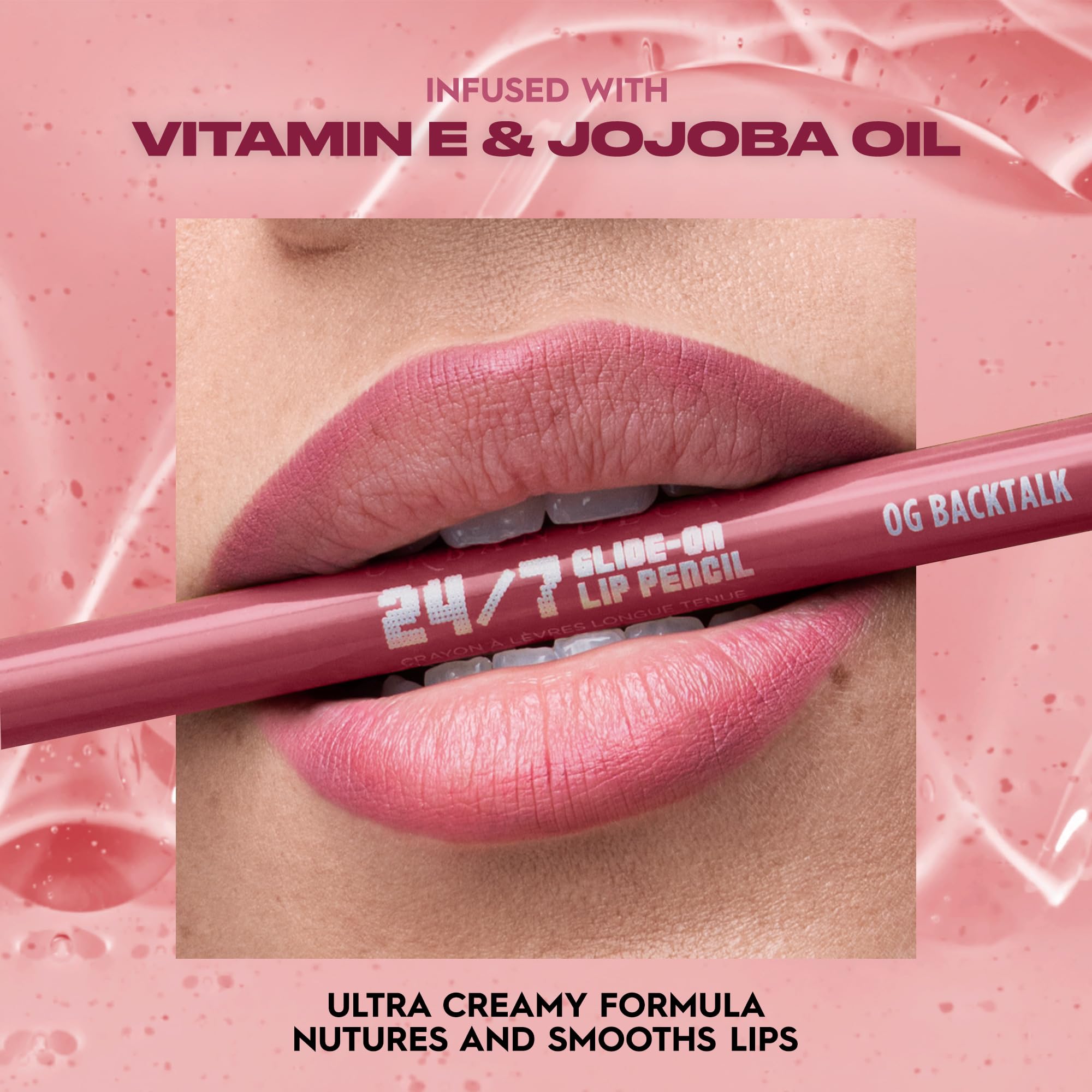 URBAN DECAY 24/7 lip pencil used for priming lips before lipstick