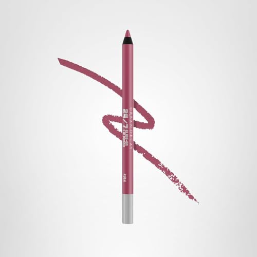 URBAN DECAY 24/7 Lip Pencil Rush one-stroke color fill demonstration.