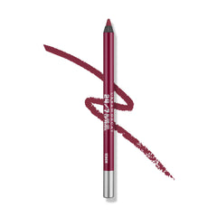 Urban Decay 24/7 Glide-On Venom swatch shows rich plum color for bold definition