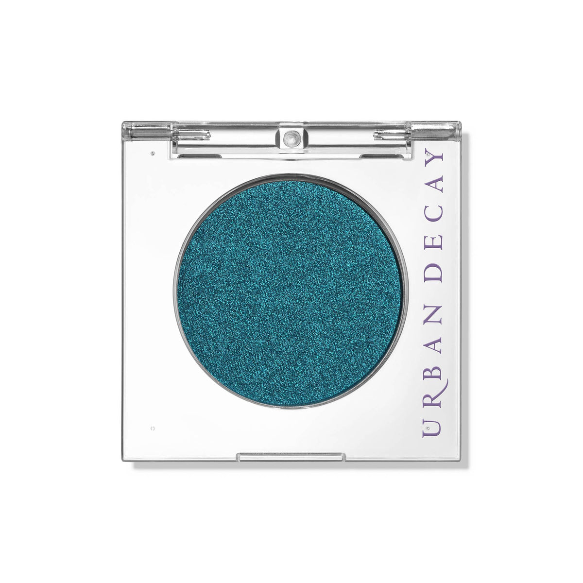 Urban Decay 24/7 Float teal shimmer swatch showing vibrant color payoff