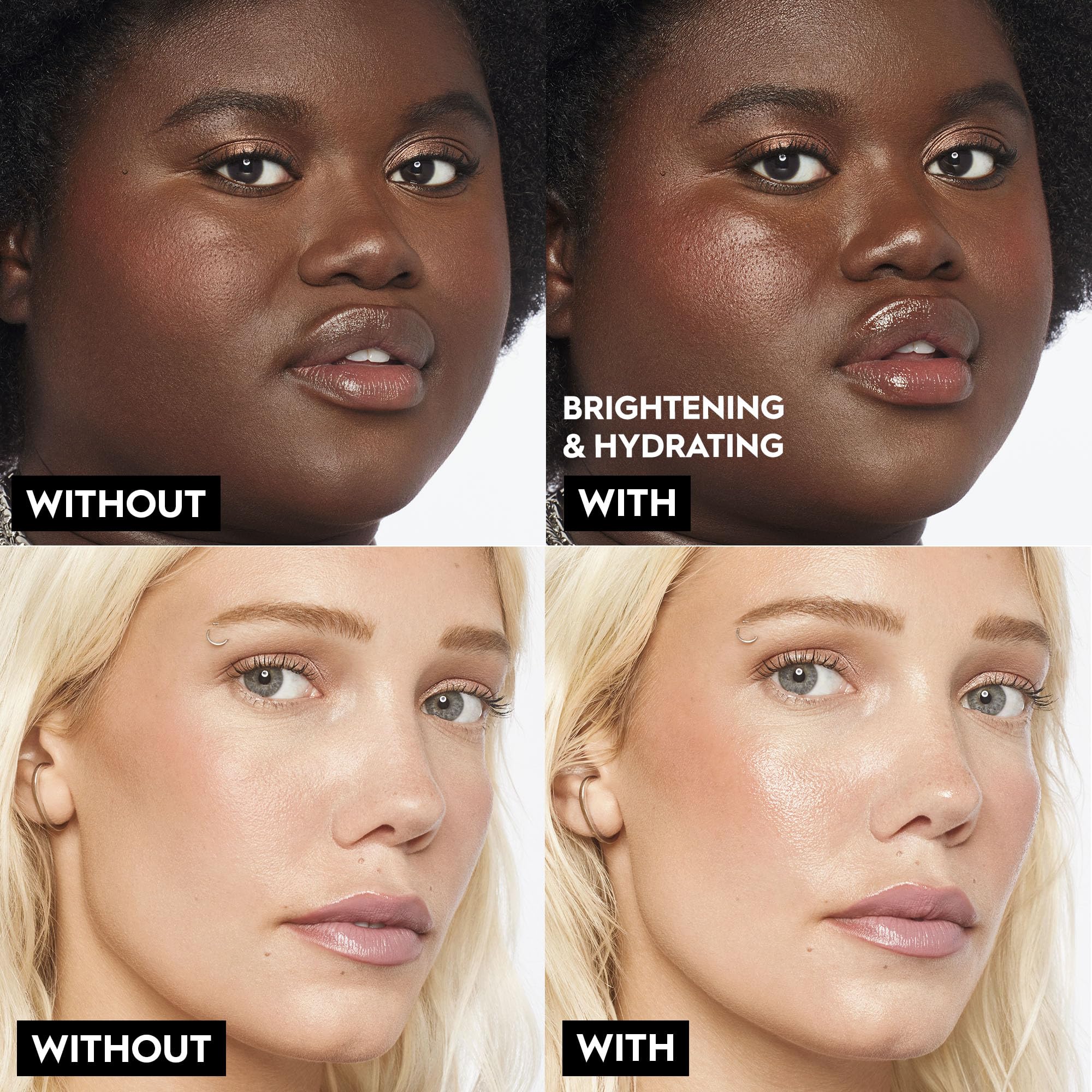 Urban Decay All Nighter long-wear finish on skin for smudge-proof results.