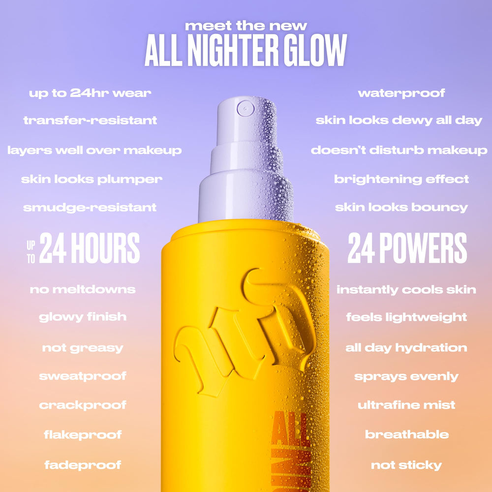 Urban Decay All Nighter power-set-film-formers highlight lock-in capabilities