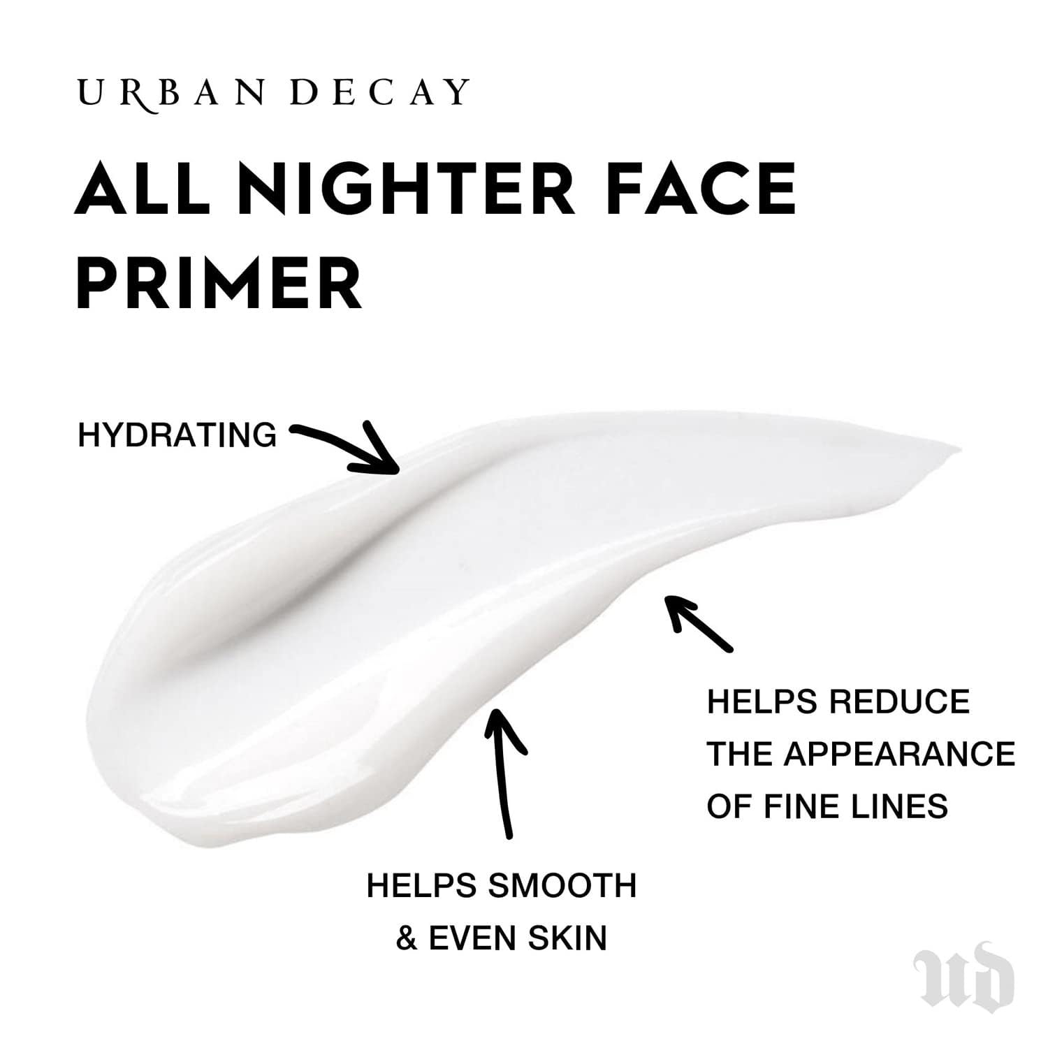 Urban Decay All Nighter primer front view with sheer lightweight texture