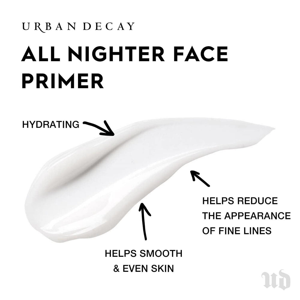 Urban Decay All Nighter primer front view with sheer lightweight texture