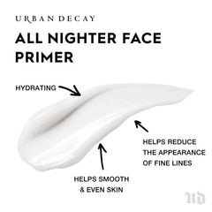 Urban Decay All Nighter primer front view with sheer lightweight texture