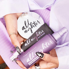 Urban Decay All Nighter primer skin swatch demonstrates even prep