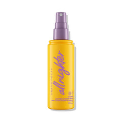Urban Decay All Nighter bottle shot highlights long-lasting makeup protection.