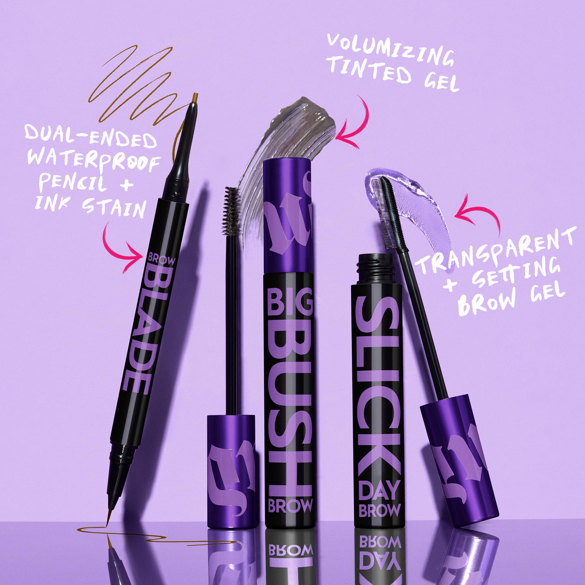 Urban Decay Brow Blade packaging view with cap close-up.