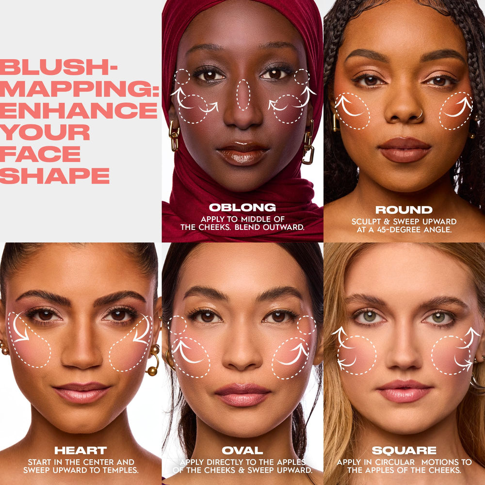 Urban Decay Face Bond Blush Suede buildable pigment for customizable color.