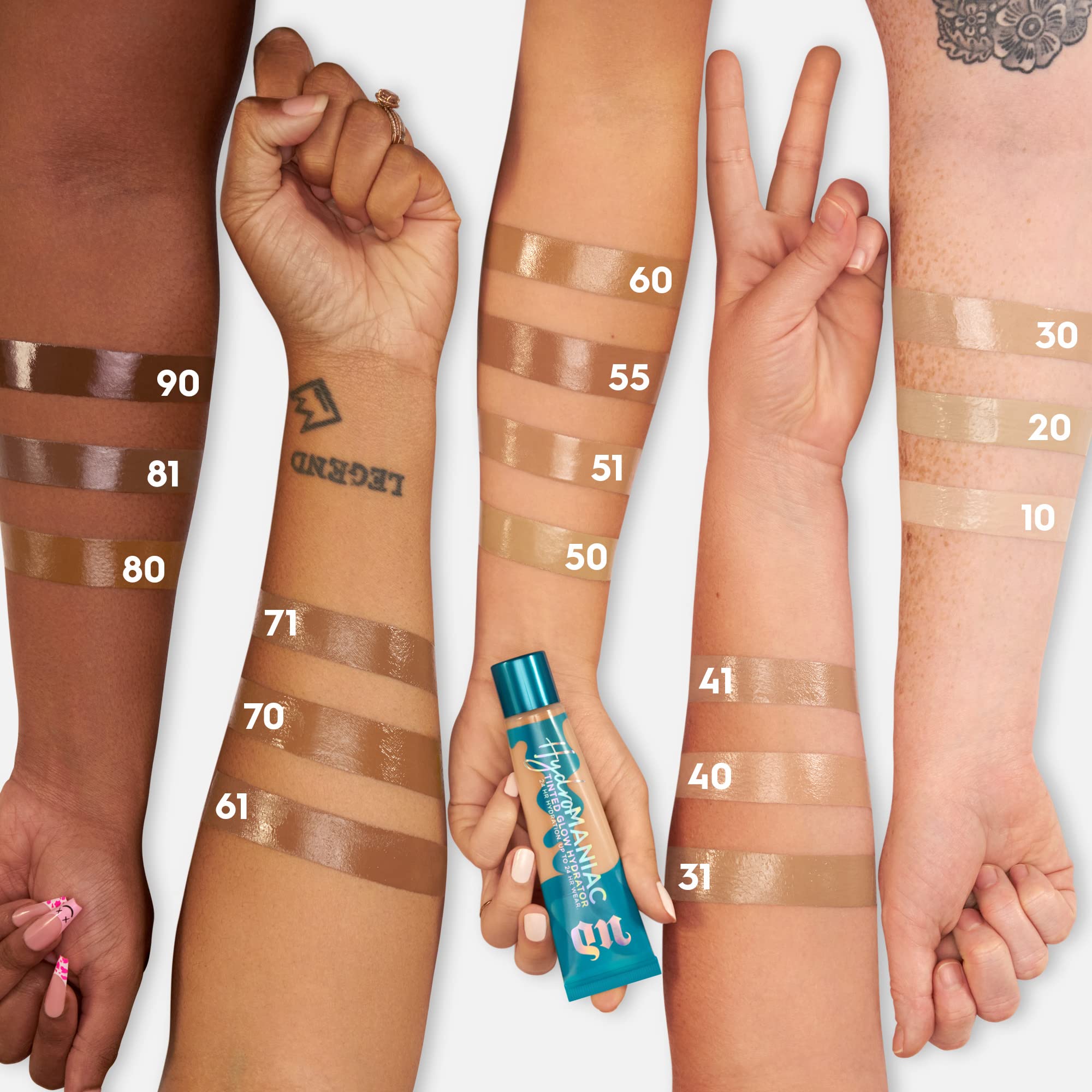 Urban Decay Hydromaniac dispenser in action suggests easy, non-greasy application.