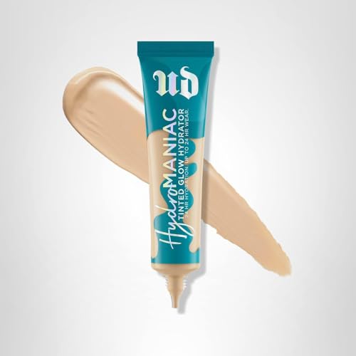 Urban Decay Hydromaniac packaging and bottle highlights vegan, cruelty-free formula.