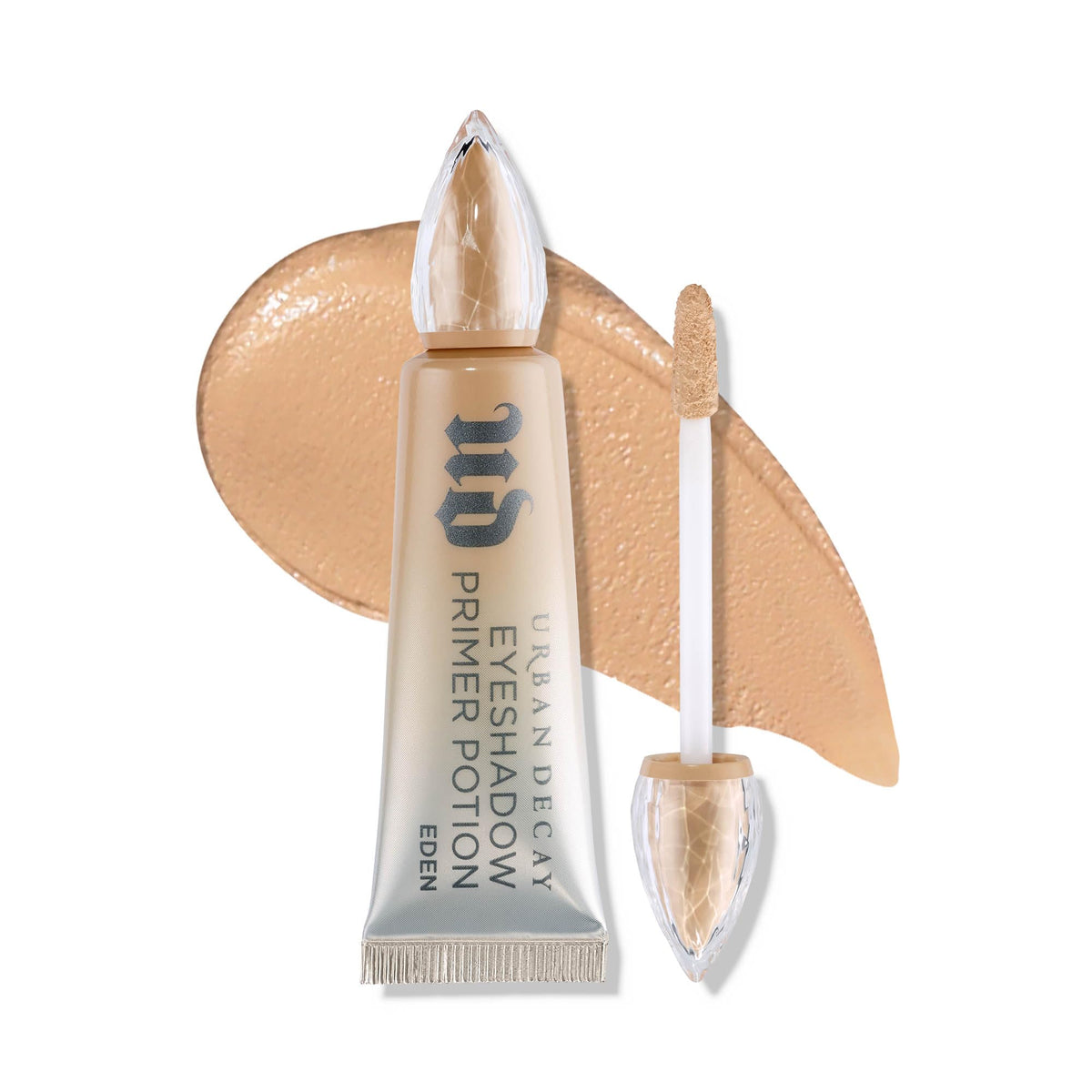 Urban Decay Matte Eyeshadow Primer Potion Eden product view highlighting its texture.