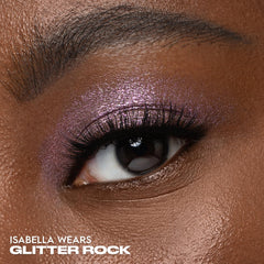 Urban Decay Moondust glitter topper demonstrates a vibrant wet-look shimmer