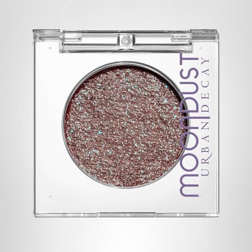 Urban Decay Moondust Solstice compact cap for portable sparkle.