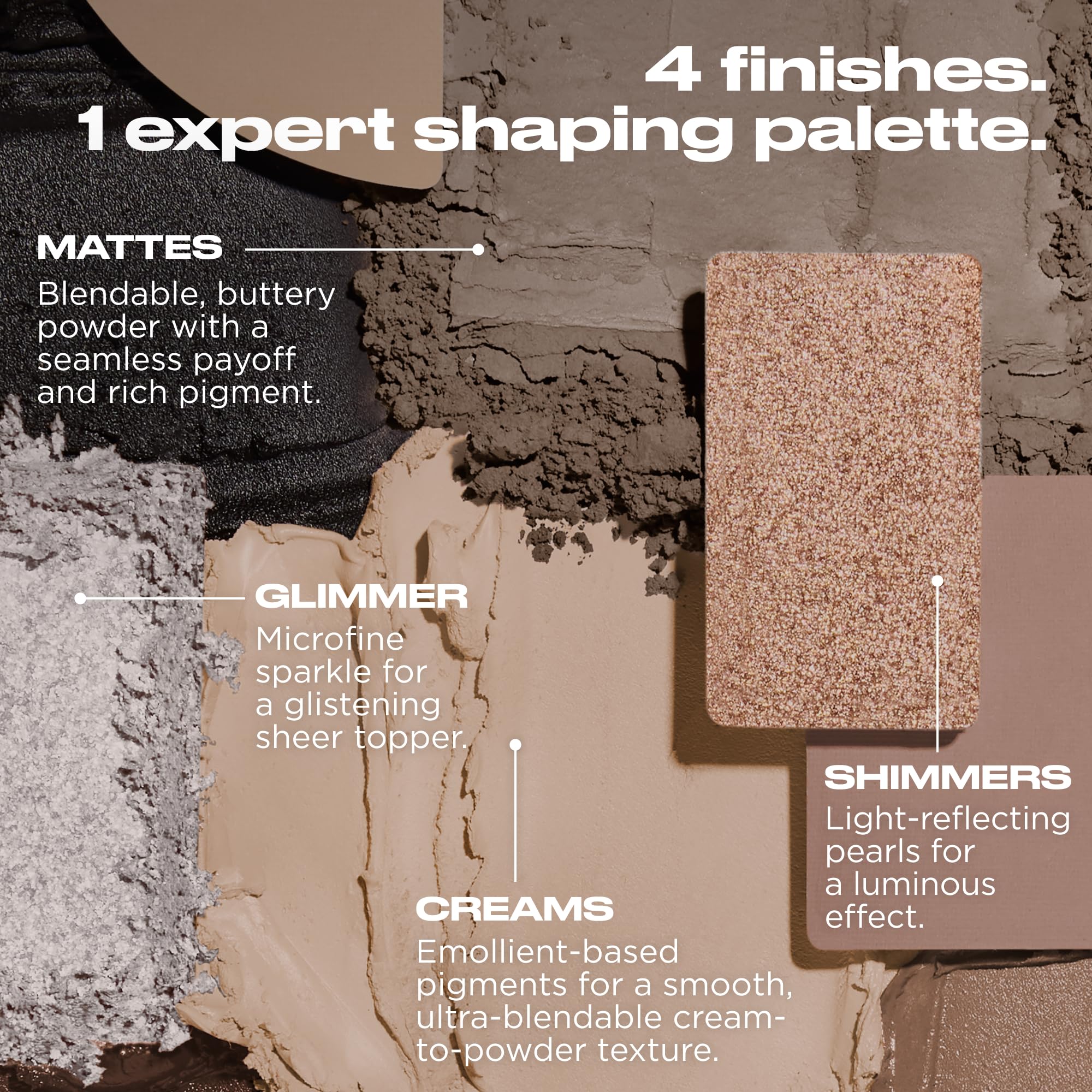 Urban Decay Naked Shaped Palette glimmer toppers deliver intense shine for statement accents.