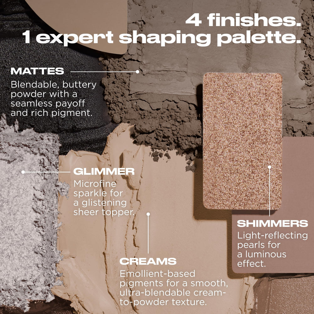 Urban Decay Naked Shaped Palette glimmer toppers deliver intense shine for statement accents.