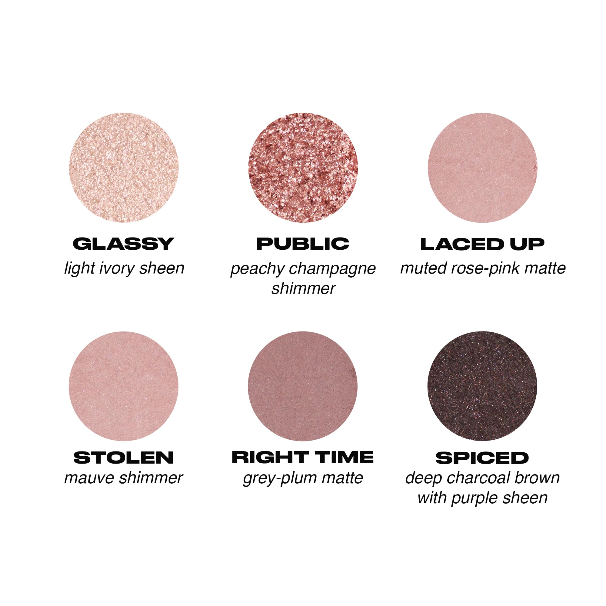 Urban Decay Naked3 Mini glittery shimmer shades catch light on eyelids