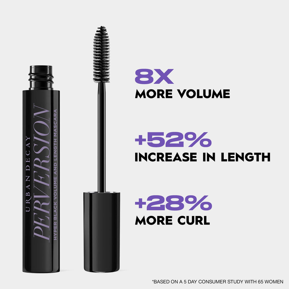 Urban Decay Perversion lashes set—dramatic eyes with lightweight, lift-enhancing formula.