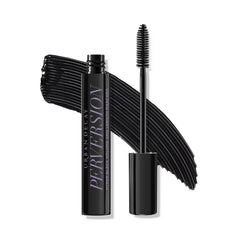 Urban Decay Perversion mascara tube shows ultra-black pigment for bold lashes and all-day wear.