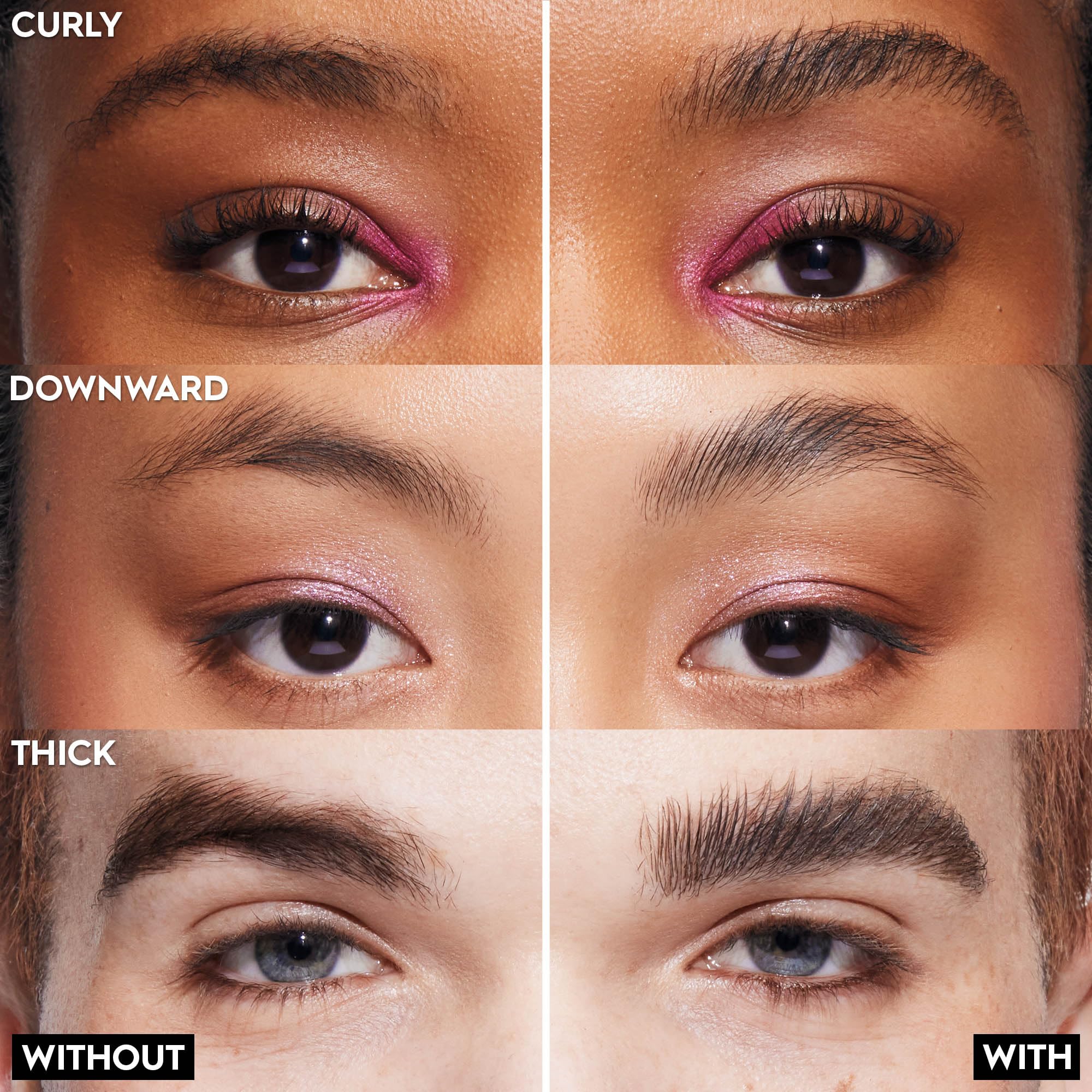 Urban Decay Slick Day Strong-Hold Clear Brow Gel lifted brows with lamination effect