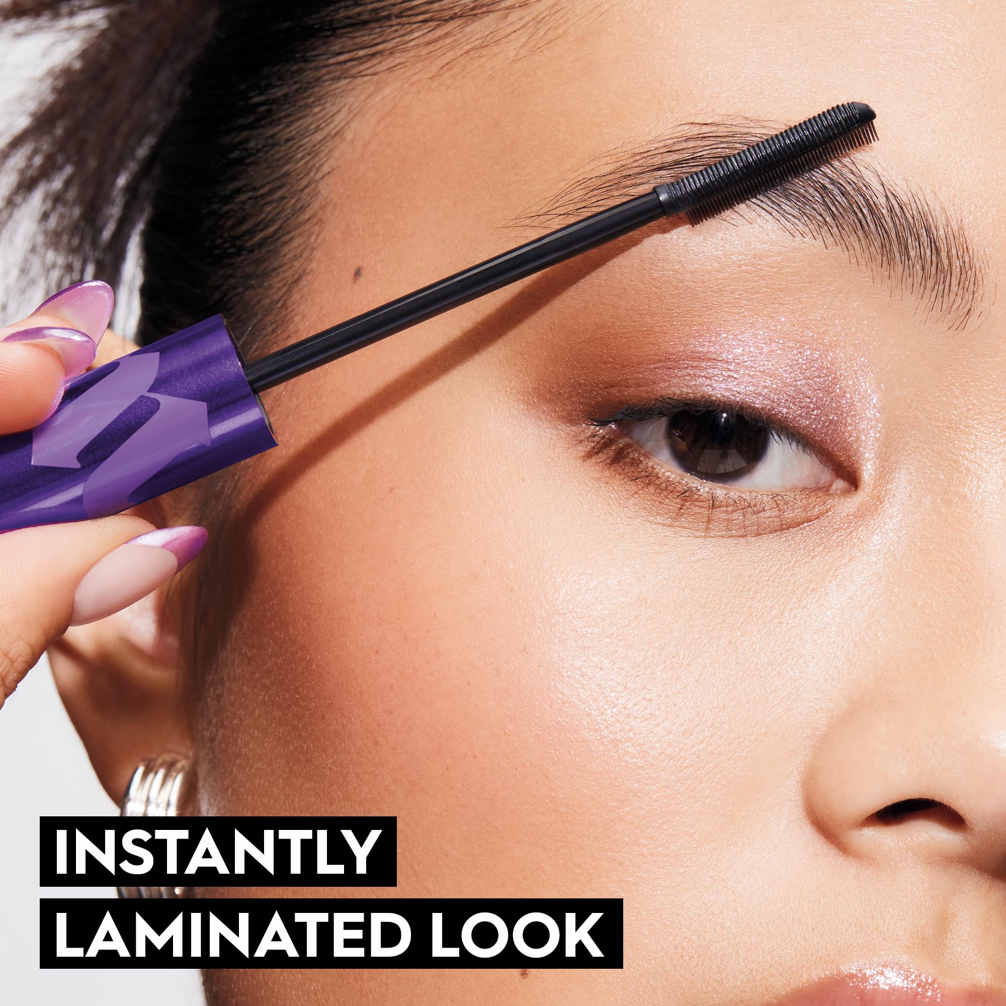 Urban Decay Slick Day Strong-Hold Clear Brow Gel no white cast on natural brows