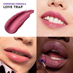 Urban Decay Vice Hydrating Lipstick Love Trap application angle for precise pigment