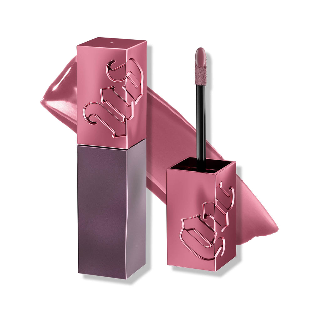 URBAN DECAY Vice Lip Bond Backtalk swirl shows vivid color with long-lasting shine.