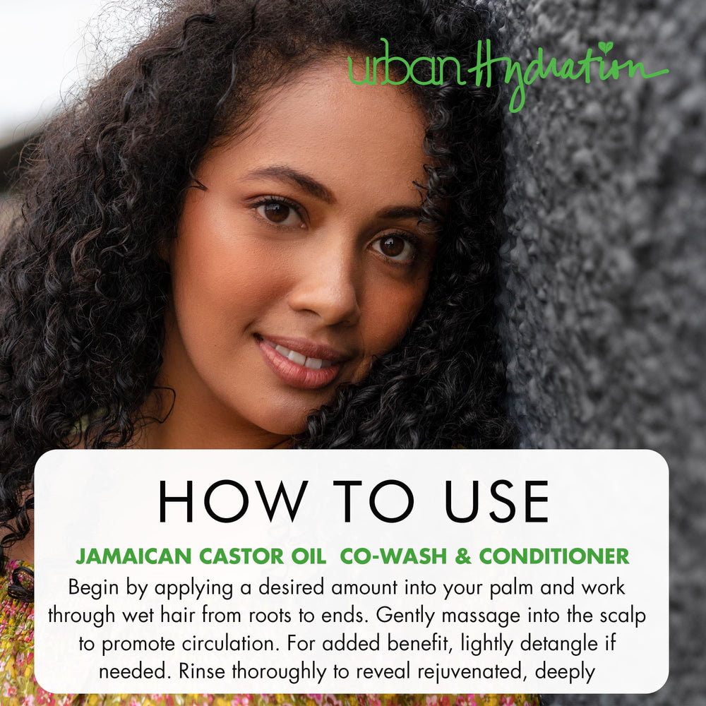 Urban Hydration natural ingredients label communicates clean, dye-free formulation.