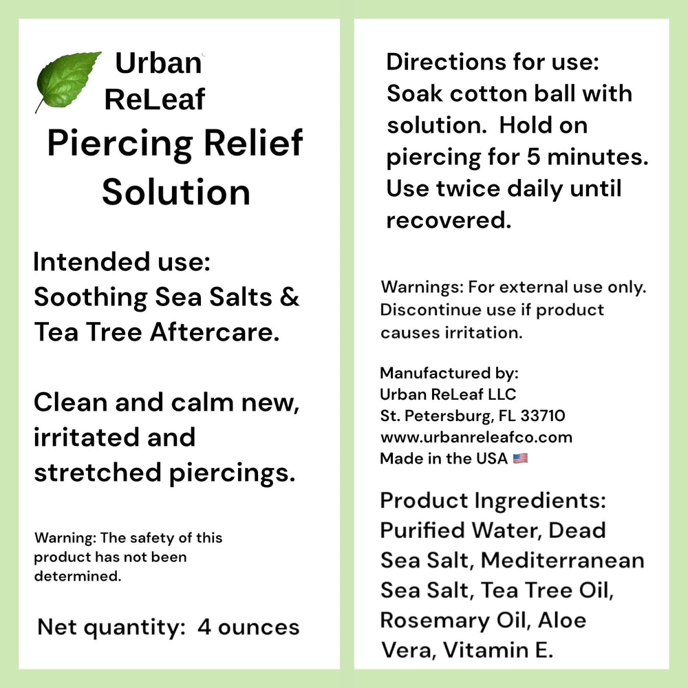 Urban ReLeaf 4 oz packaging on shelf for convenient aftercare.