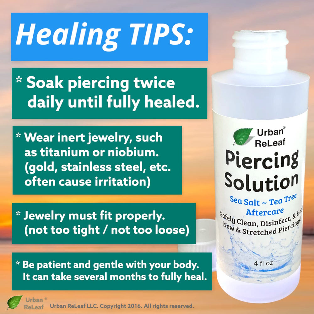 Urban ReLeaf Solución para Piercings: aceite arbol-te para apoyo suave