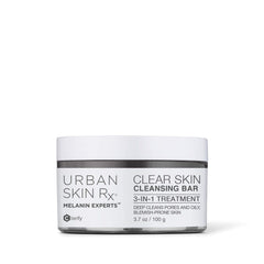 Urban Skin Rx Clear Skin Bar lather close-up for pore cleansing and oil control.
