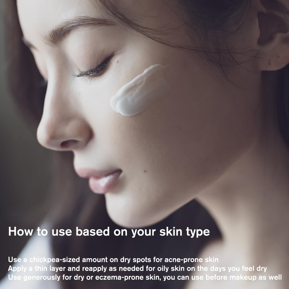 URBANAND Panthenol Relief Cream dispense indicating easy, non-sticky application